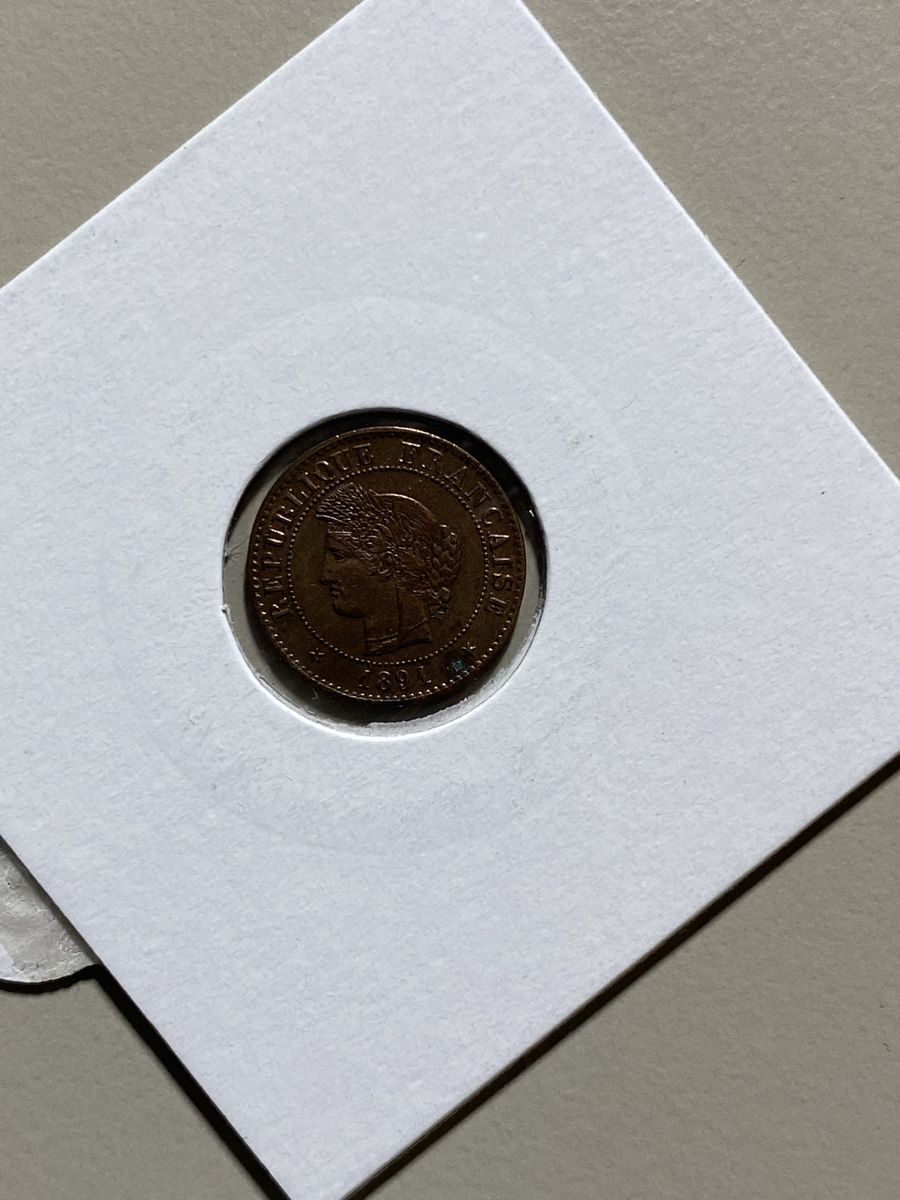Tutti le monete: France - 1 centime - 1891  – Usato da Payerne venduto da Mike1682 1