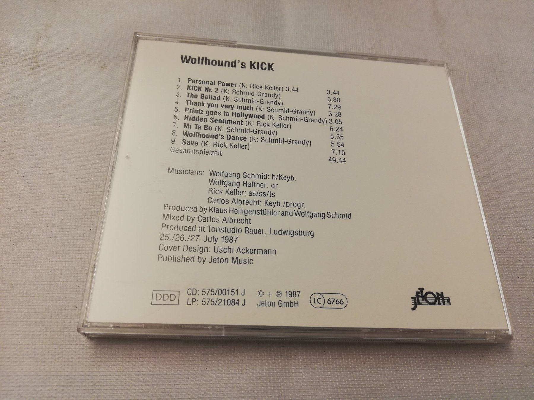 CDs: WOLFHOUND'S - KICK – Gebraucht aus Bern von Vinylsound.ch 1