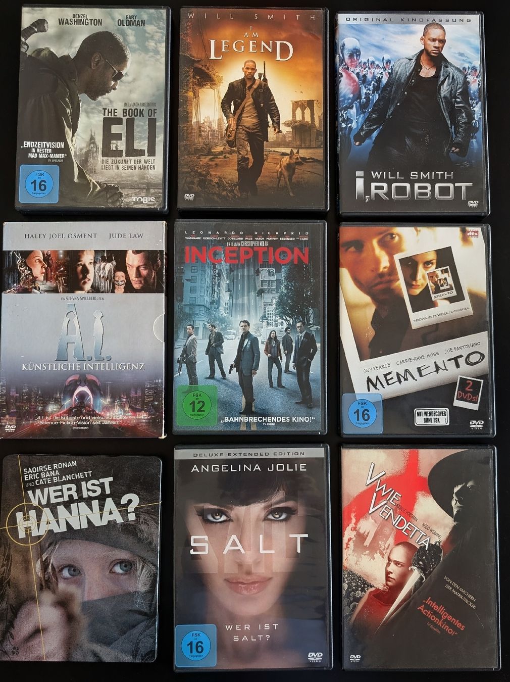 Tutti i DVDs: Sammlung Action-Filme - 9 DVDs – Usato da Wädenswil venduto da Wolfsblutig