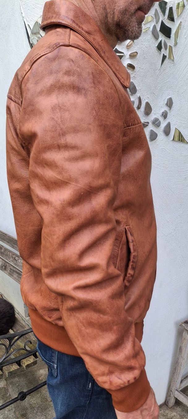 Giacche: Lederjacke braun Herren Grösse M – Nuovo (secondo la descrizione) da Magden venduto da Bautzer 1