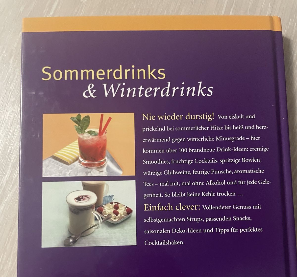 Libri: Kochbuch Sommerdrinks & Winterdrinks GU Verlag – Usato da Reinach BL venduto da Vrenyk 1