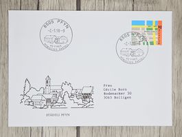 CL11 Enveloppe + Timbre Suisse 1998