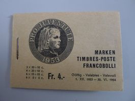 Markenheft Nr.2, Pro Juventute 1953 (komplett), 140.-+