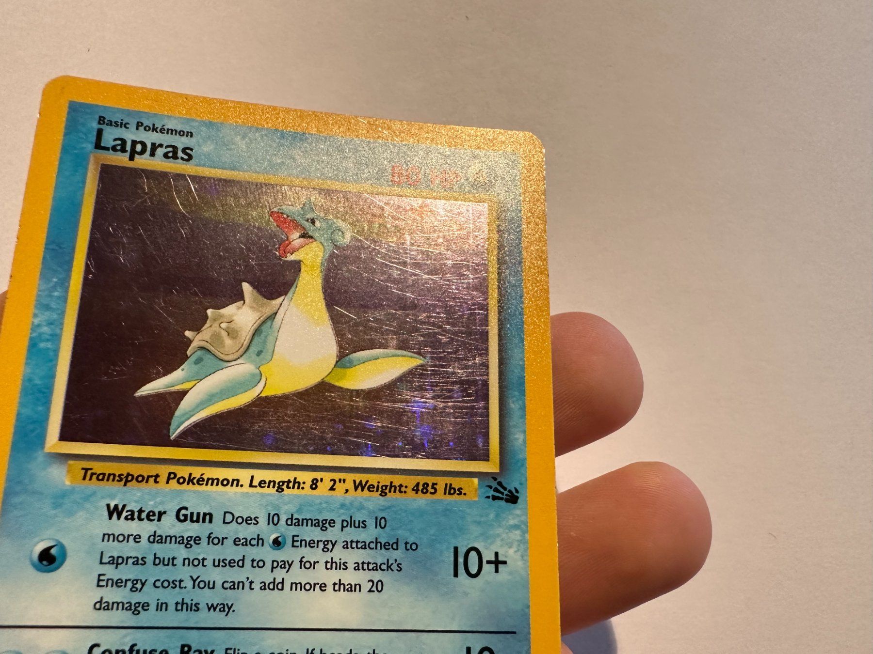 Pokémon Carte collezionabili: Lapras holo Fossil EN – Usato da Hagendorn venduto da Pokecollectorch 2