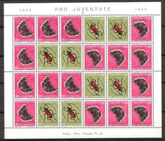 1953 : PJ Kehrdruckbogen - postfrisch **