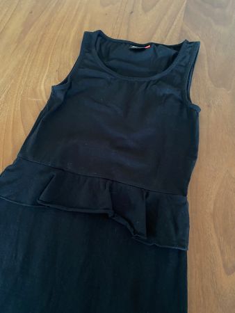 Herziges Sommerkleid mit Rüschen, XS/ 34, Vero Moda, schwarz