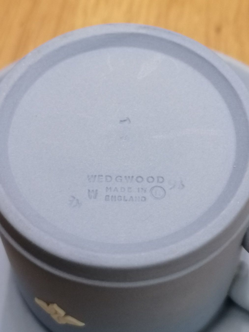 Wedgwood Tazze: Wedgwood Jasperware Espressotasse mit Unterteller, hellblau – Usato da Basel venduto da vintagecollector 2