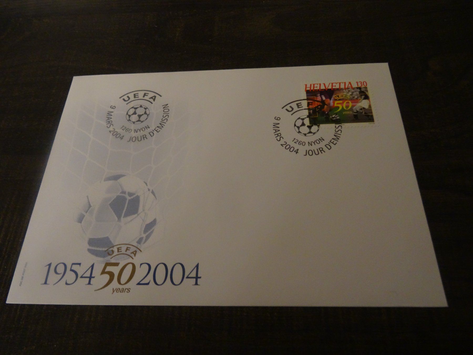 Tutti i francobolli: FDC 2004 UEFA – Usato da Olten venduto da pechsisa1