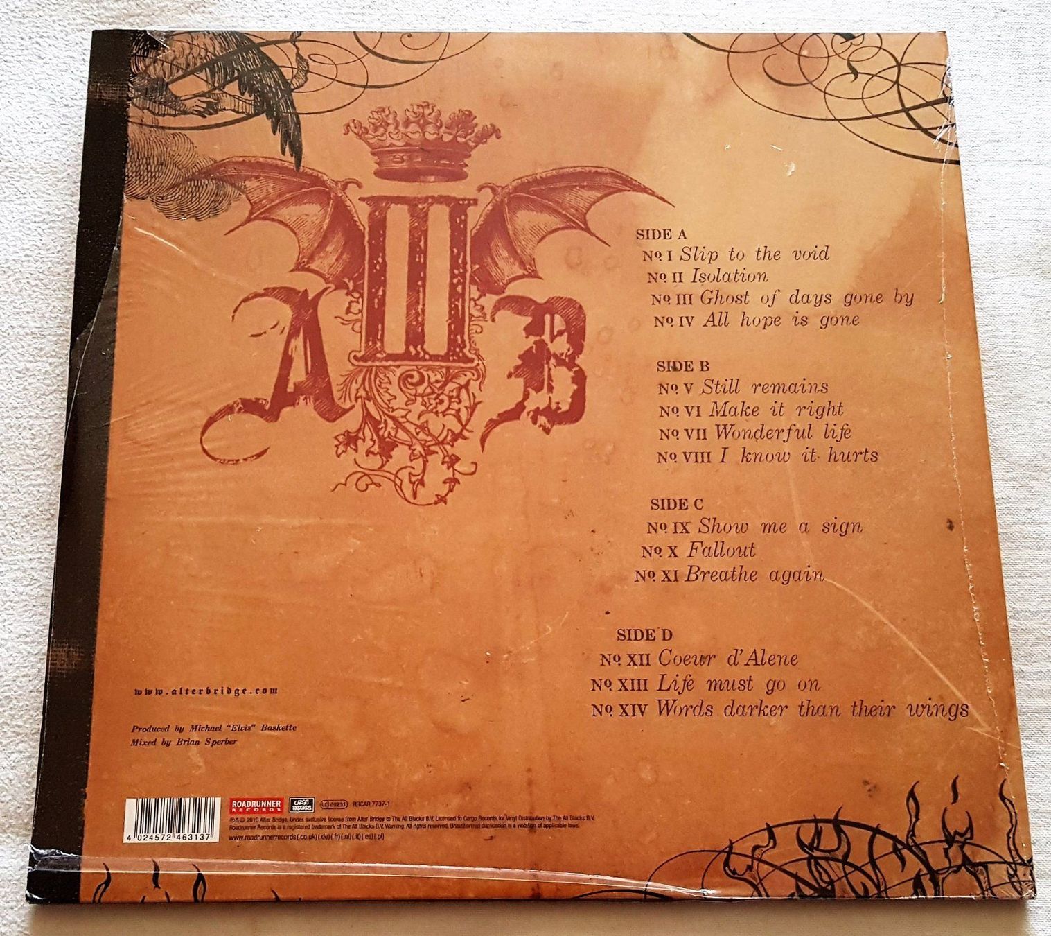 Dischi in vinile: Alter Bridge - AB III - 2 x LP - 2010 - Rare - SEALED – Nuovo e nell'imballaggio originale da Uster venduto da Zardodel 1