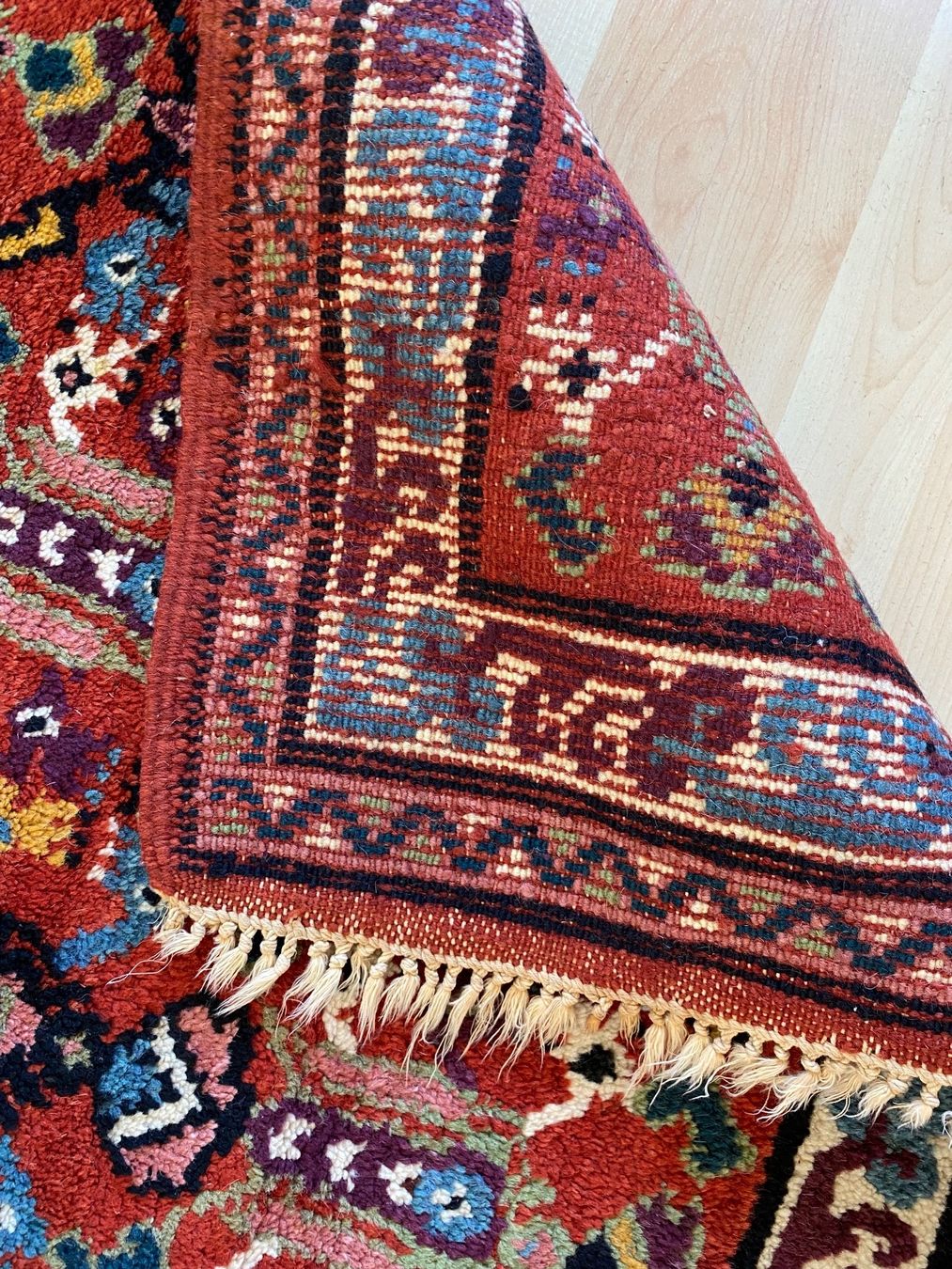 Teppiche: Handgeknüpfter Teppich 77x150.cm – Gebraucht aus Büron von Filadefia-888 2
