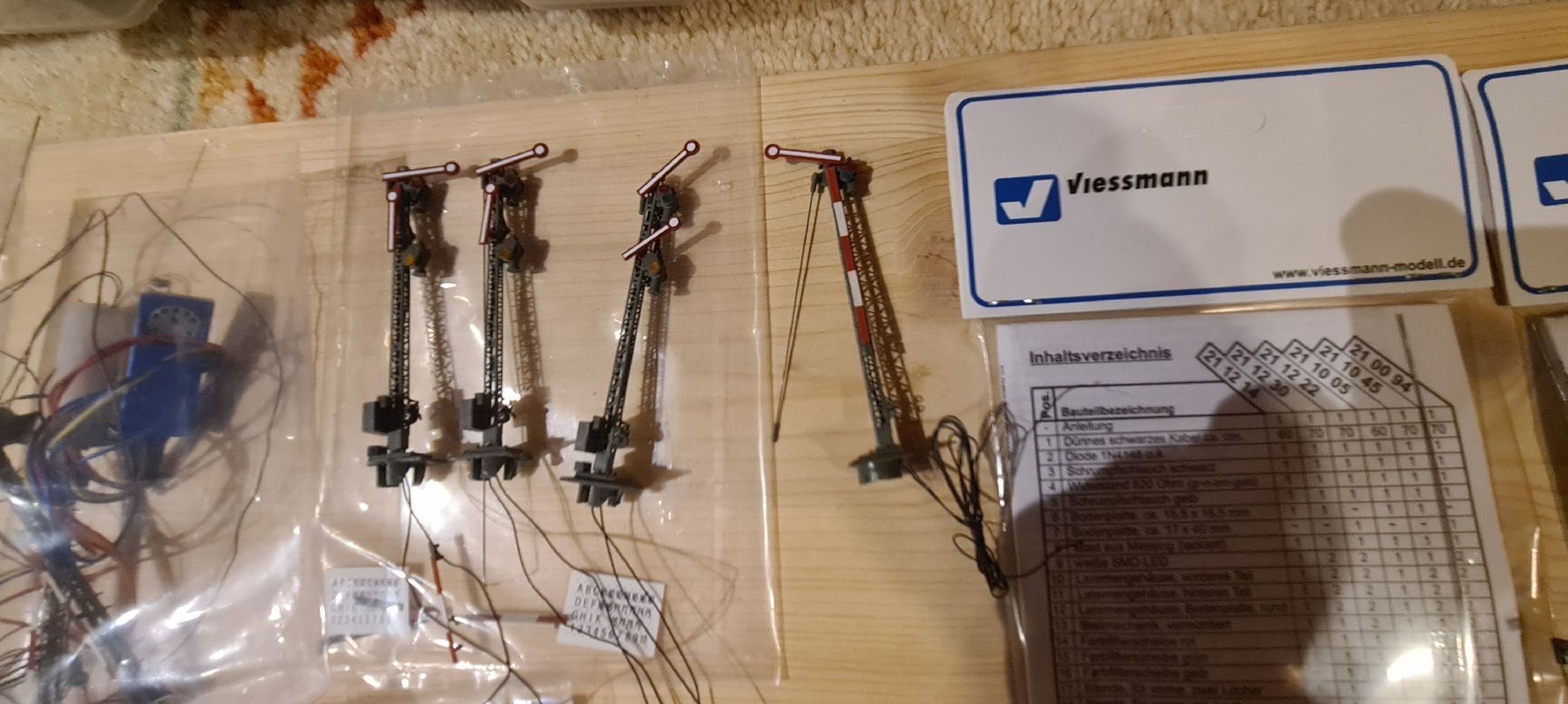 Viessmann Modellini di ferrovie: Diverse Form und Lichtsignale Spur TT – Usato da Conters venduto da dave_freak 3