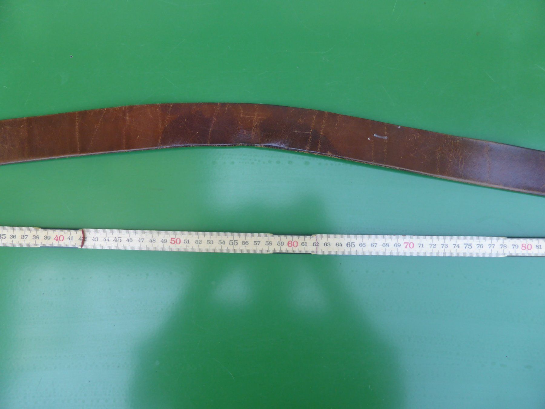 Cinture: Echter Ledergürtel mit auffälliger Schnalle, 95 cm – Usato da Triengen venduto da Nussbaum14 2