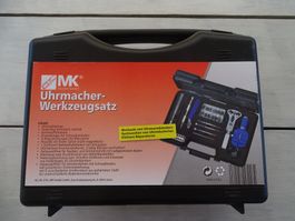 Uhrmacher Werkzeugsatz mit Ersatzteilsortiment