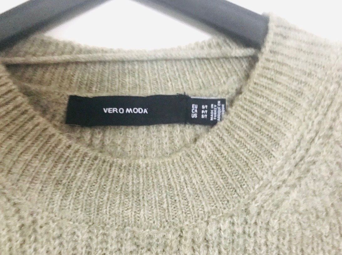 Vero Moda Top: Vero Moda Strickweste, Gr. S, hellgrün – Usato da Langenthal venduto da vik_v5ml 2