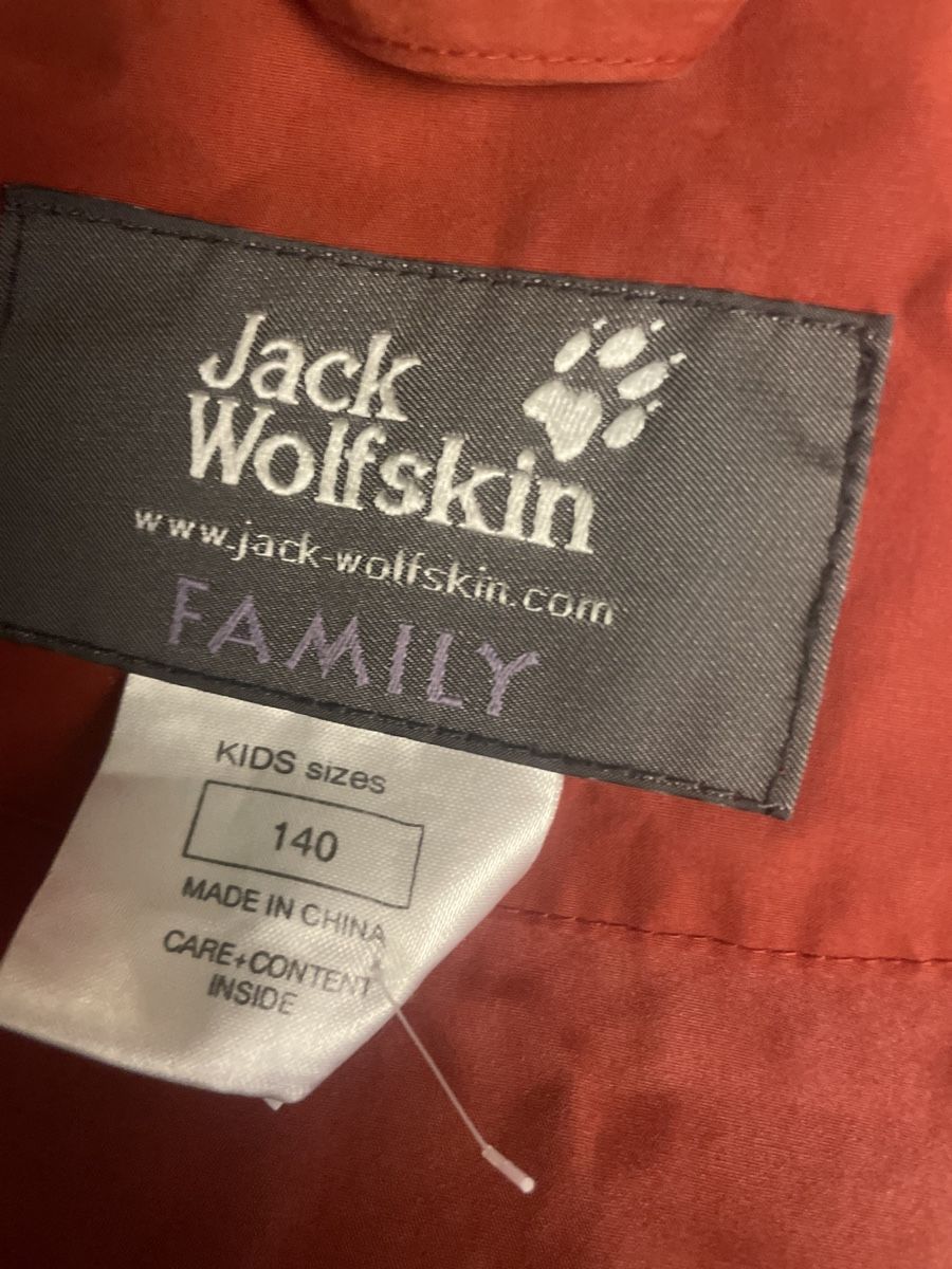 Jack Wolfskin Jacken & Mäntel: Leichte orange Jack Wolfskin Jacke Gr. 140 – Gebraucht aus Obergerlafingen von cabo4 3