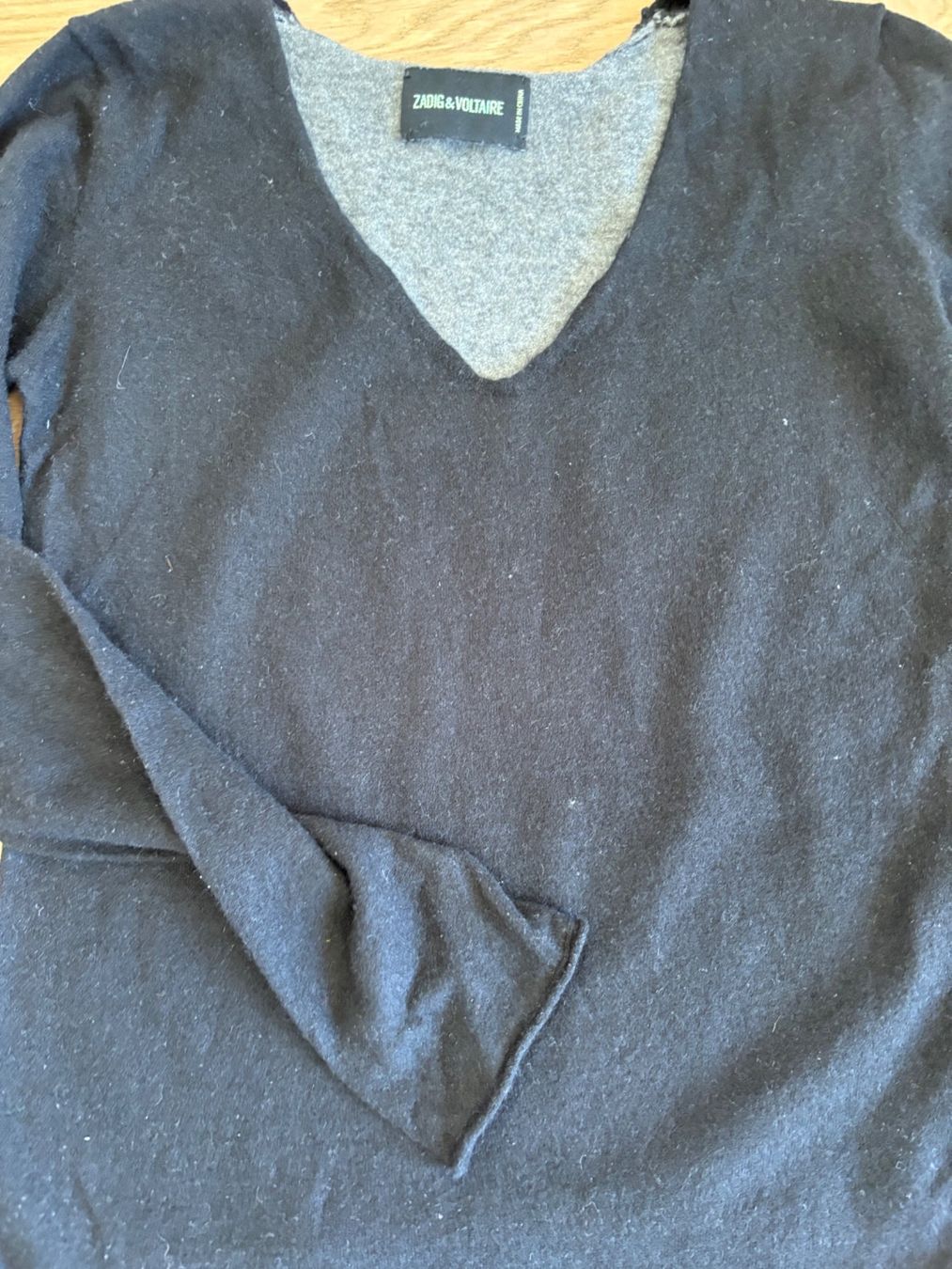 Maglioni & Felpe: Pull Zadig&Voltaire noir/gris cashemire – Usato da Genève venduto da bha_jcf5 1
