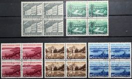 seltener Satz 4er Pro Patria 1955 ET-gest. SBK 150.-