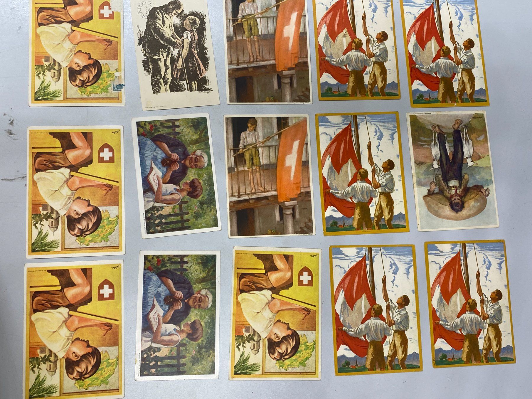 Alle Briefmarken: LOT Flugpost Bundesfeier-Karten /i468 – Gebraucht aus Bern von JMsoehne1987 8