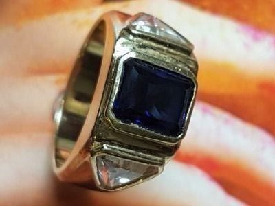 Anelli: Ring in Gelbgold mit Kristall – Nuovo (secondo la descrizione) da Unterägeri venduto da Altgoldschmuck 8