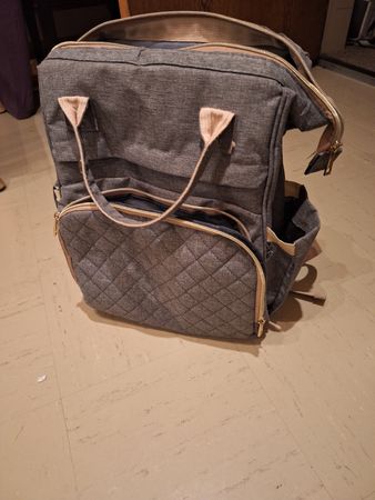 Wickelrucksack grau