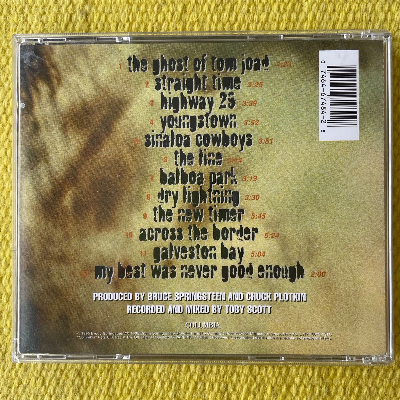CDs: BRUCE SPRINGSTEEN-THE GHOST OF TOM JOAD – Gebraucht aus Rorschacherberg von CD-Roli 1