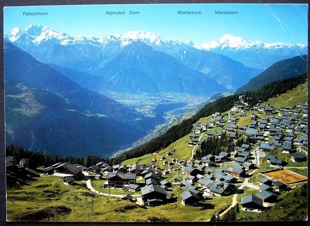Cartes postales: BETTMERALP Sonnenterrasse – D'occasion à Jona par philajona