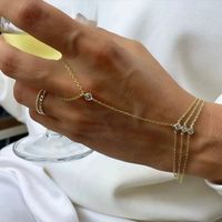 Elegantes Armband mit Ring – Handkette im Luxus-Look