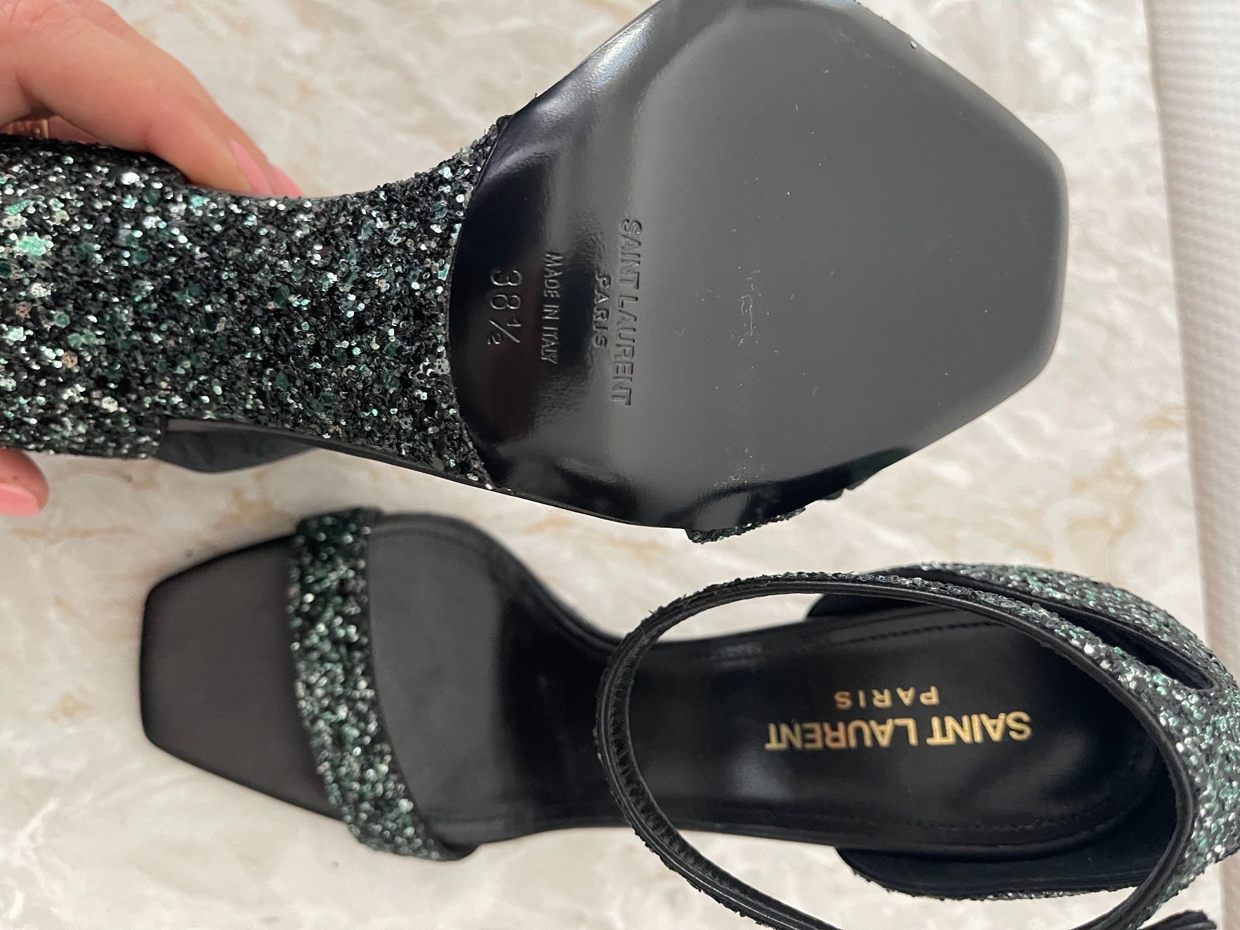 Saint Laurent Scarpe da donna: Saint Laurent Glitter Heels – Nuovo e nell'imballaggio originale da Bassersdorf venduto da Elena_87 3