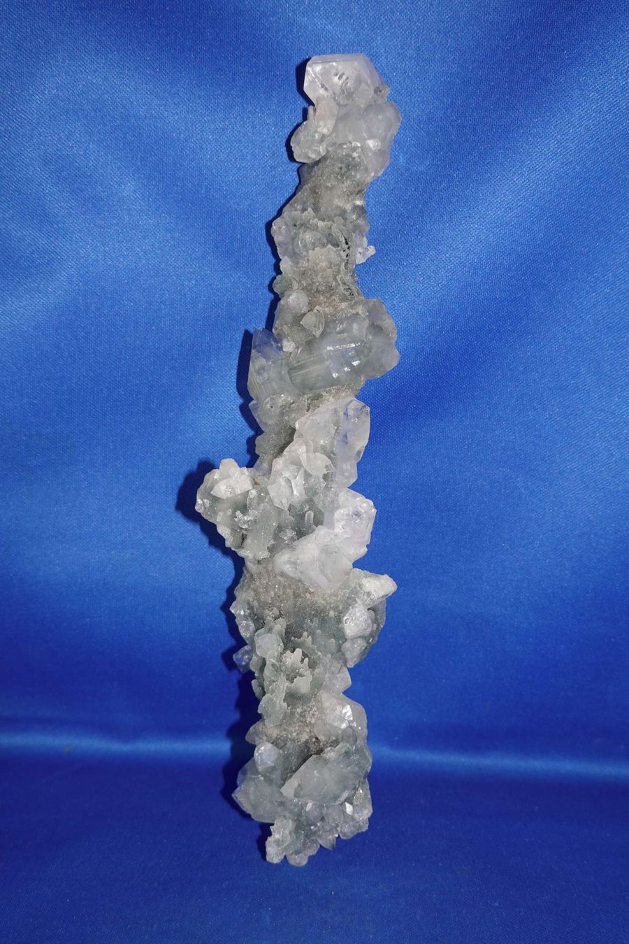 Minerali & Pietre curative: Apophylit Stalaktit auf Chalcedeon – Usato da Schinznach Bad venduto da Demerald 4