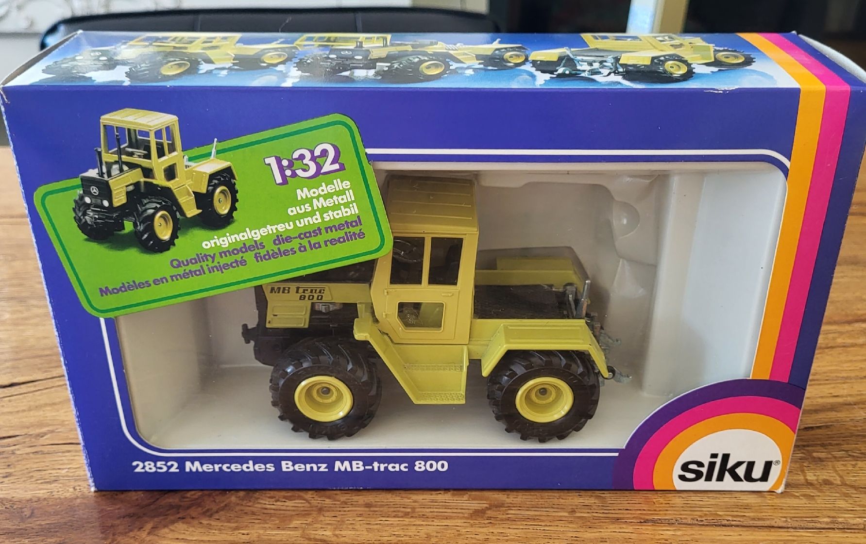 Siku Modellini d'auto: Siku MB-trac 800 Metall Nr. 2852 – Nuovo e nell'imballaggio originale da Kägiswil venduto da Megafi56 2