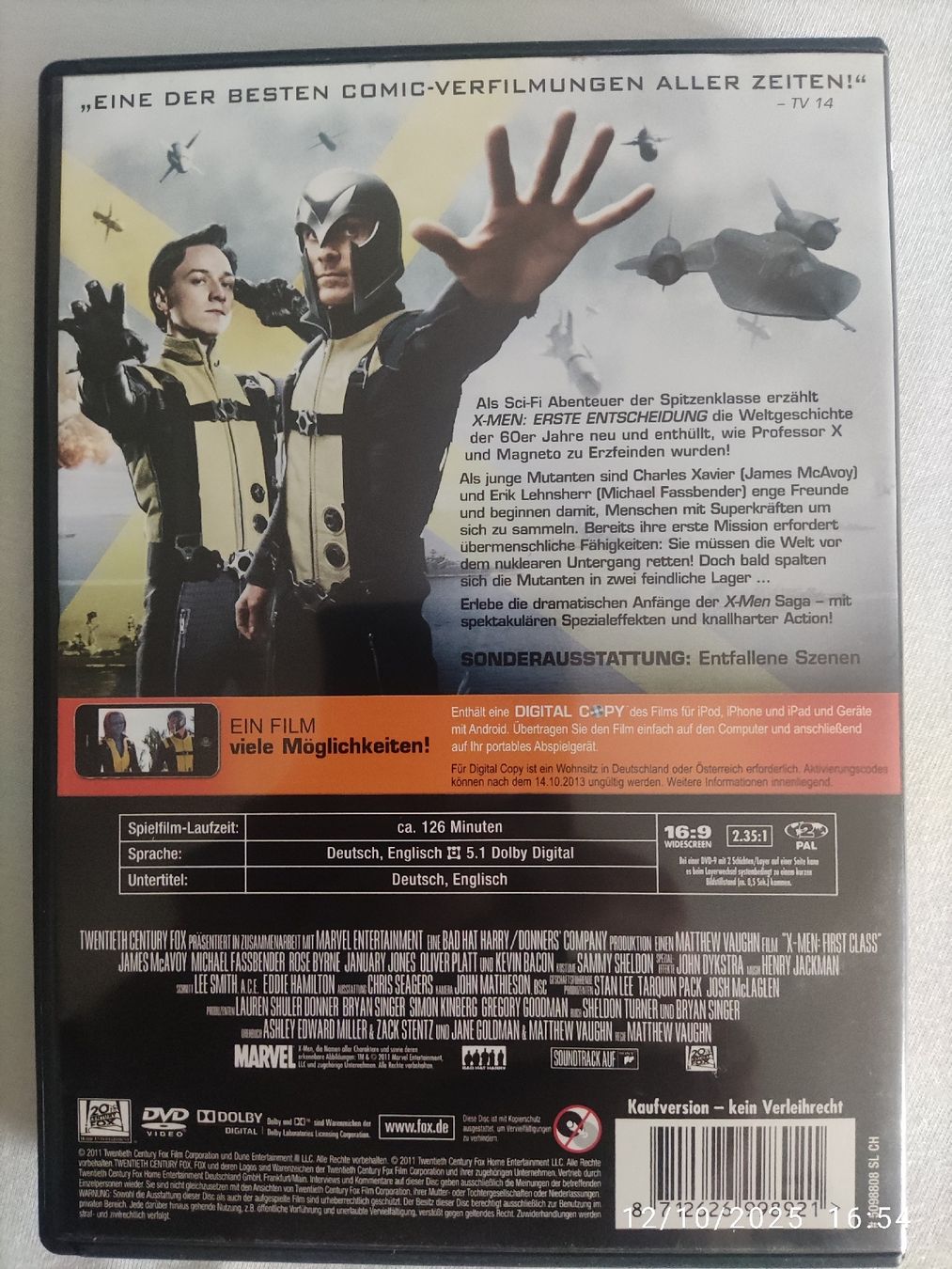 Tutti i DVDs: Action X-Men - Erste Entscheidung DVD – Usato da Basel venduto da Alacant 1