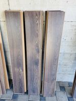 Laminatboden, dunkle Eiche Optik, ca. 10m2