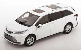 Toyota Sienna MPV IV 2.5 Hybrid seit 2021 weiss met.    1:18