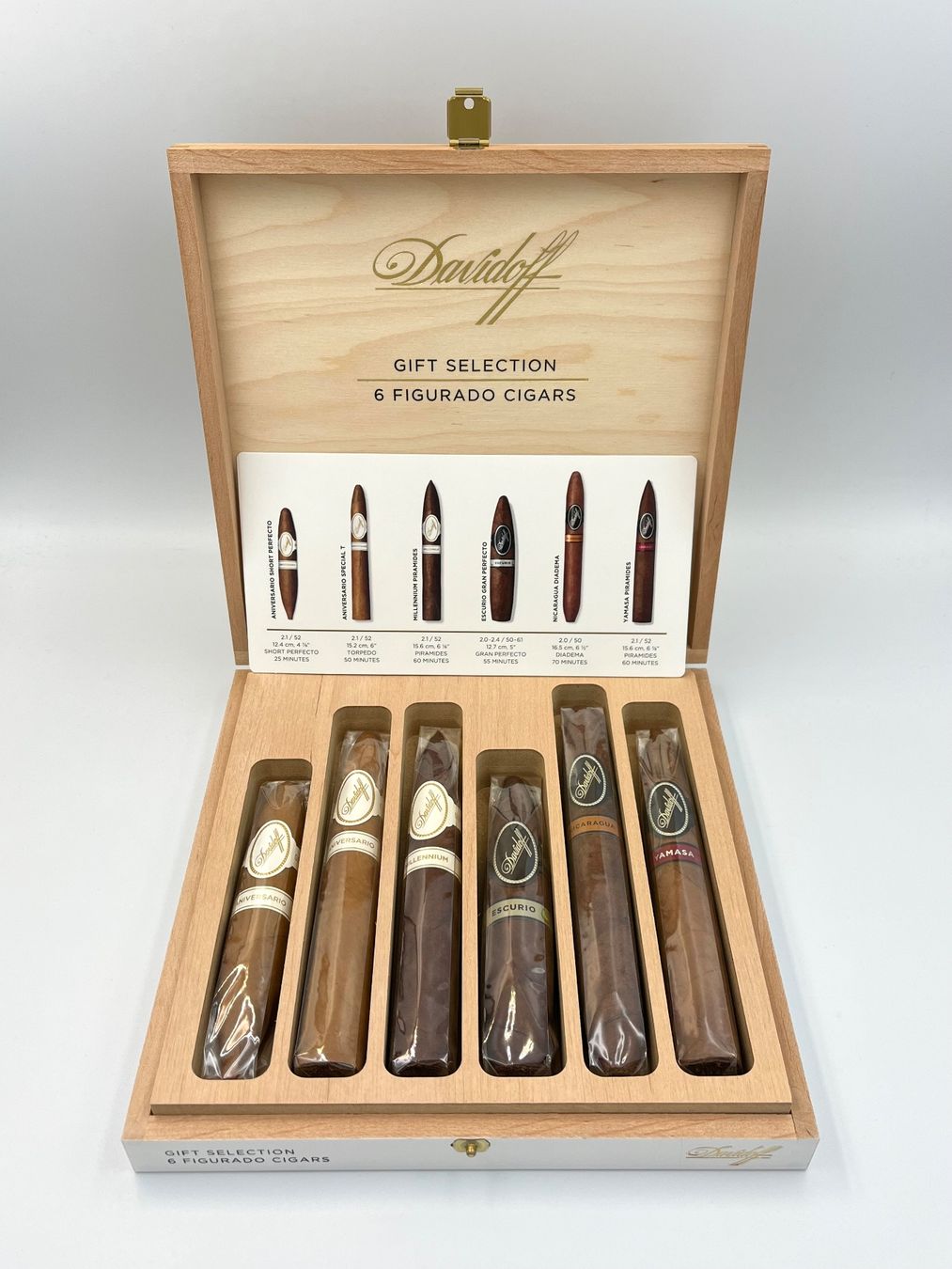 Davidoff Zigarren: Davidoff Gift Selection Figurado 6's / Box mit 6 Zigarren – Neu und originalverpackt aus Basel von Xani 3