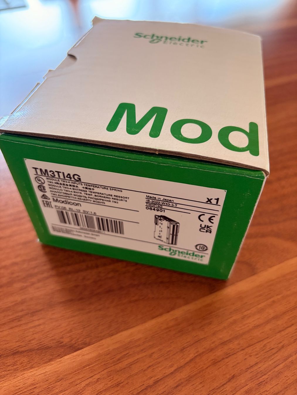 Schneider Componenti elettronici: SPS Eingabemodul 4 RTD / Thermoelement / Analog 24V – Nuovo e nell'imballaggio originale da Oberschrot venduto da sentinel.88