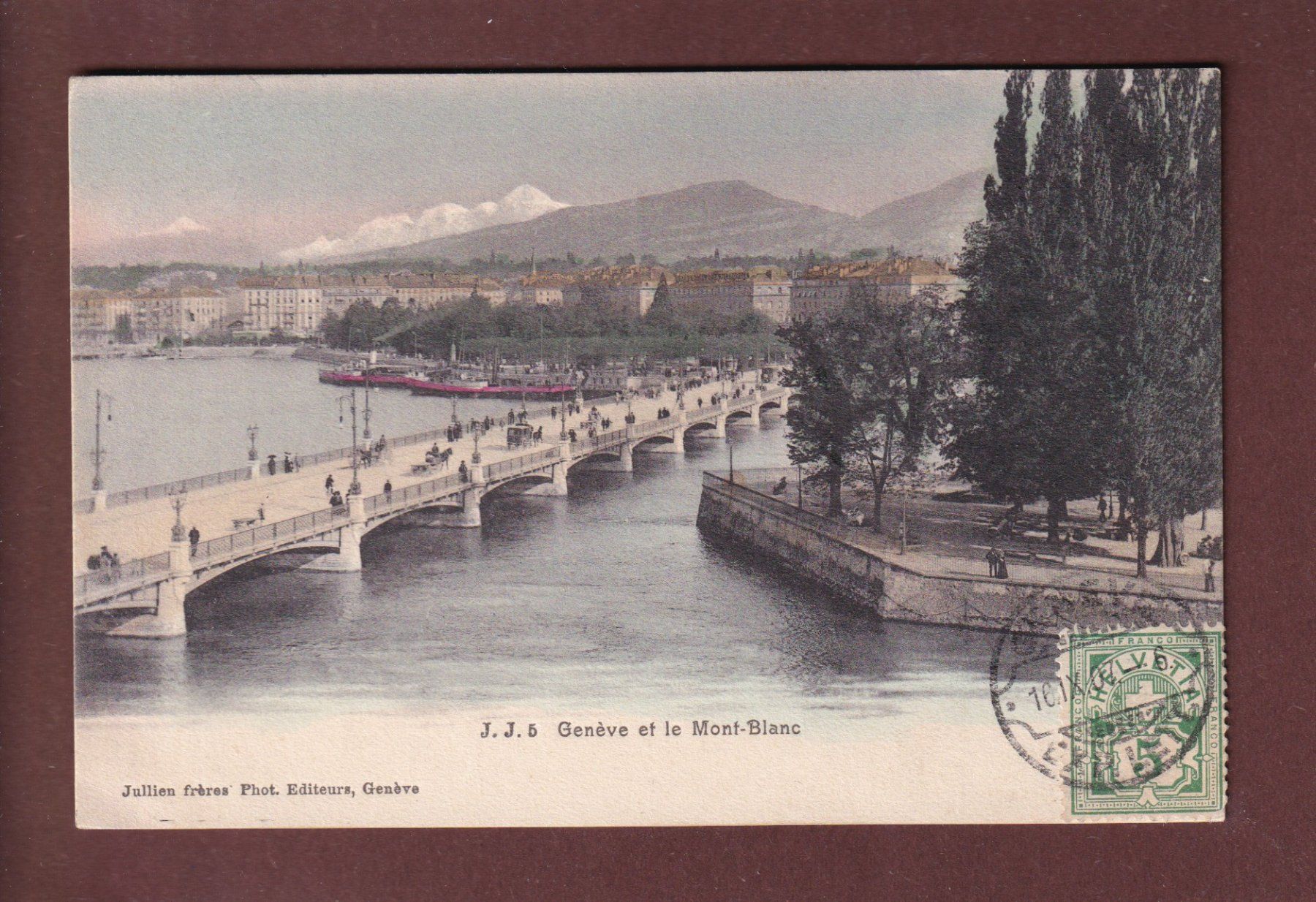 Cartoline postali: GENEVE - 1907 – Usato da Pully venduto da nicecards