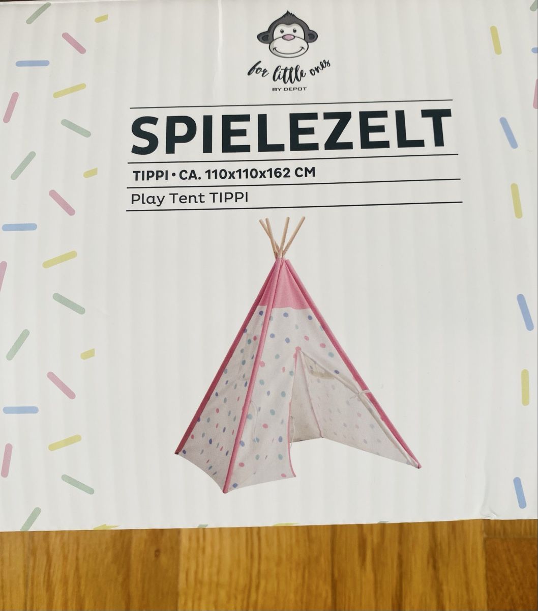 Alri letti & mobili per bambini: Süsses Kinder Tipi Zelt - wie neu – Nuovo (secondo la descrizione) da WEINFELDEN venduto da marygloss