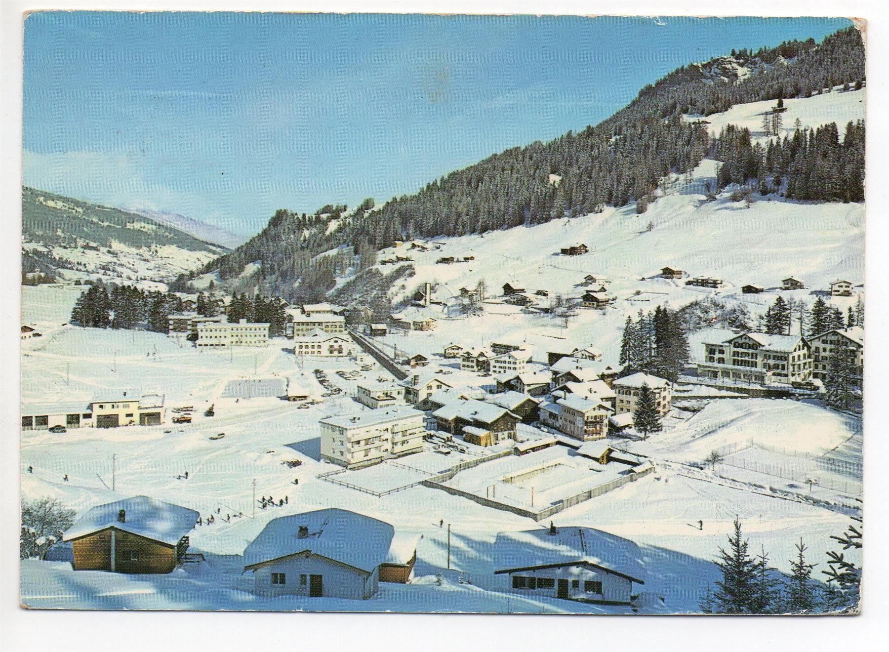Cartoline postali: CHURWALDEN Wintersport - Ski-Langlauf – Usato da Jona venduto da philajona