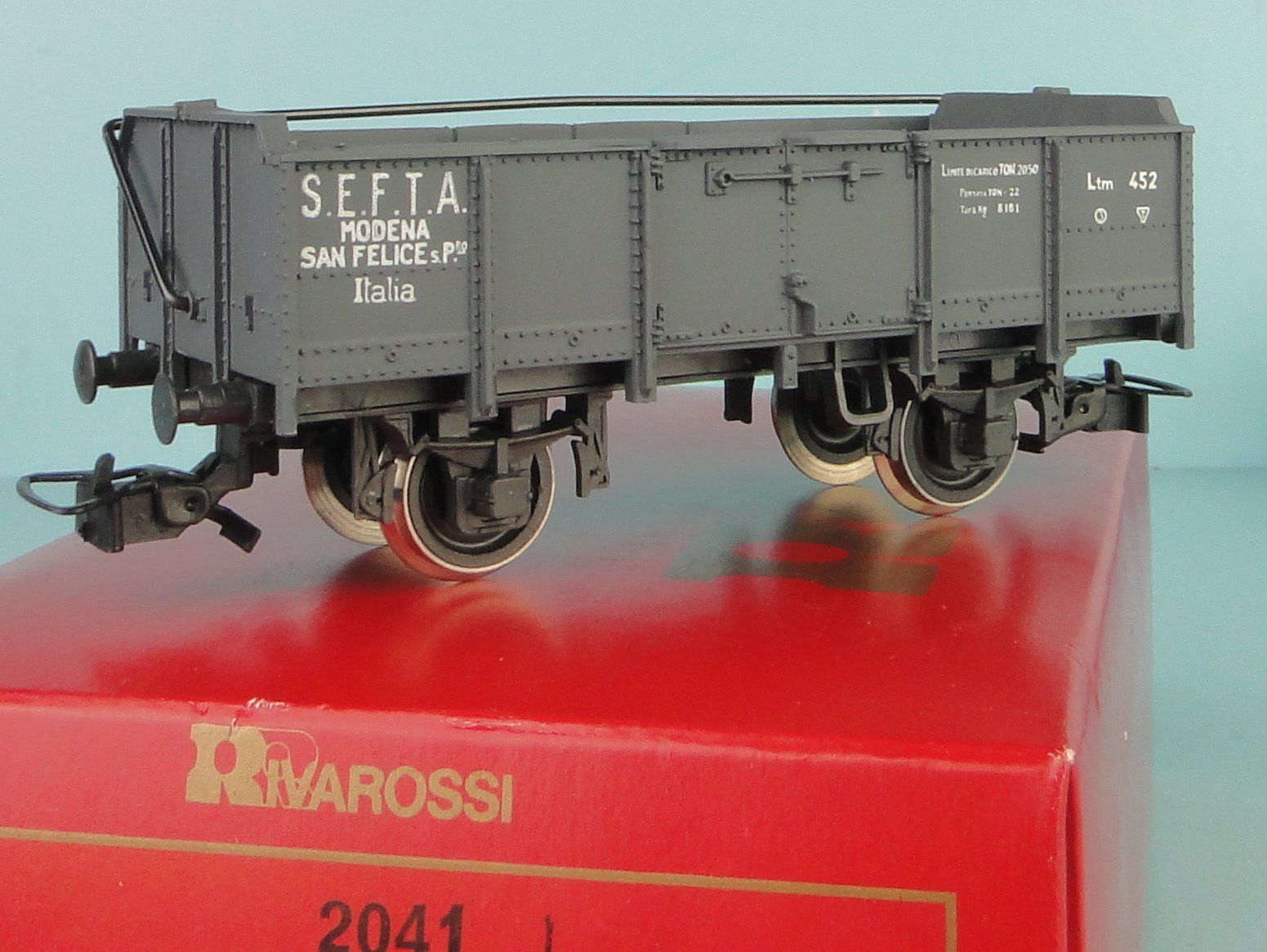 Rivarossi Modellini di ferrovie: Rivarossi 2041 FS Carro SEFTA, NEU – Usato da Bülach venduto da cann11