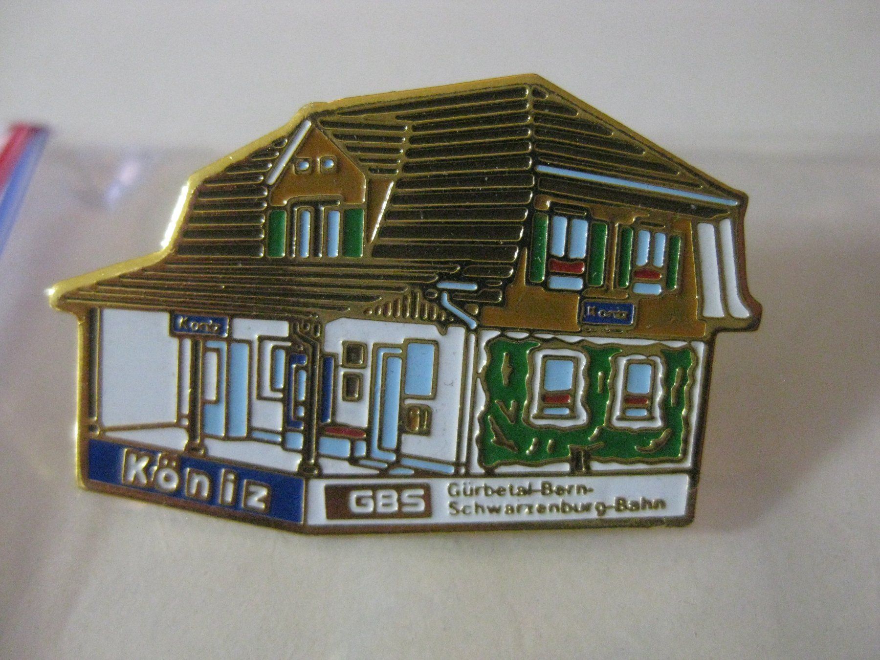 SBB/CFF/FFS Placchette & Badge: SBB BLS/GBS Bahn / Bahnhof Köniz Bern – Usato da Münchenbuchsee venduto da neuwertig-gespart 2