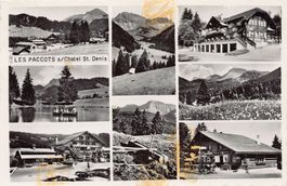 Les Paccots, circ. 1964 poste campagne CP. CARABINIERS II/2