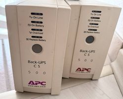 2× APC Back-UPS CS 500 + ungebrauchter RBC2 Ersatzakku