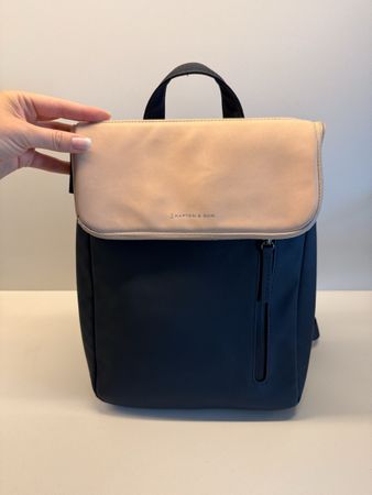 Kapten & Son Vallen Tagesrucksack Cream Black rucksack  