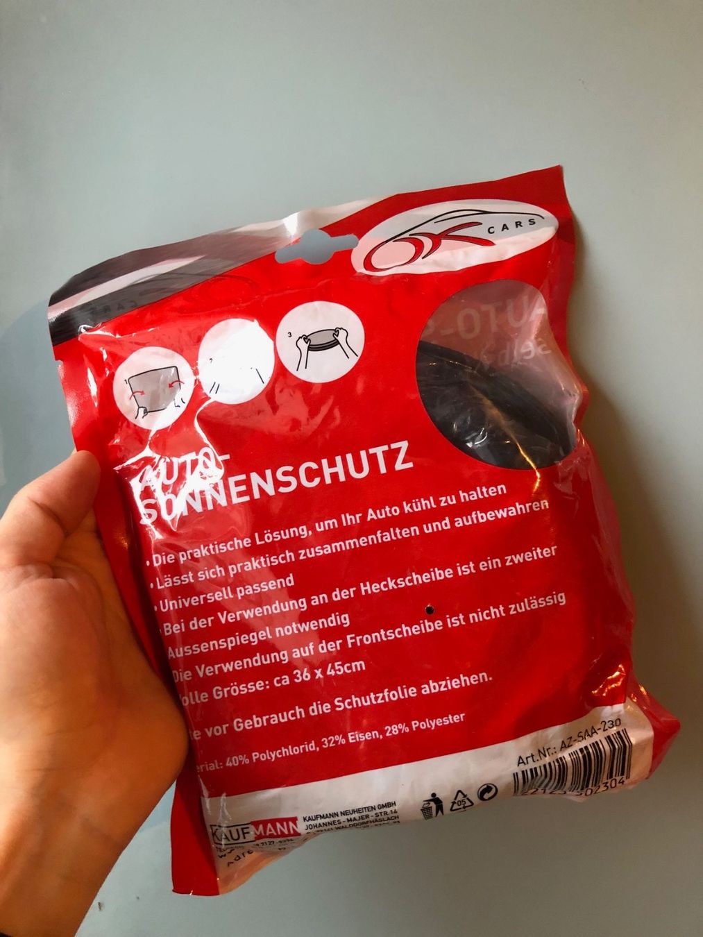 Ombrelloni: Auto-Sonnenschutz (NEU) – Nuovo e nell'imballaggio originale da Buchs SG venduto da Handyman77 1