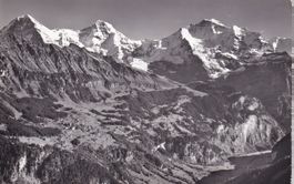 Wengen - Eiger - Mönch - Jungfrau  1960