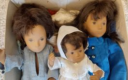 3 Sasha Morgenthaler Puppen 70er Jahre