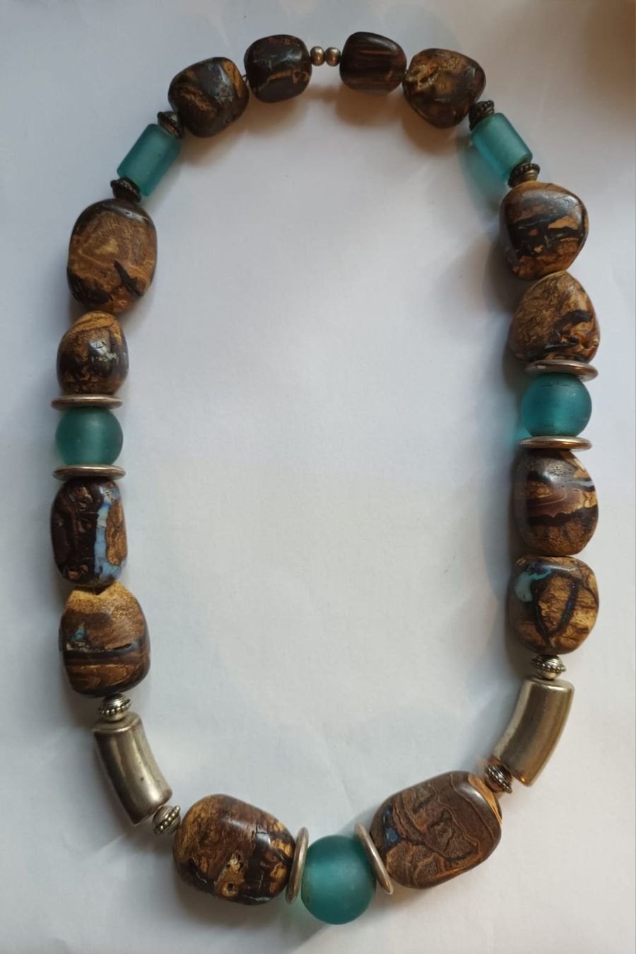 Ketten: **Monumentales Boulder-Opal-Collier 311g 70cm Statement** – Gebraucht aus zurich von ARTMYART 3