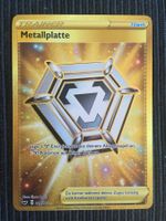 Pokemon Metallplatte Gold Schild & Schwert Mint Deutsch