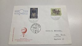 1959 Postballonflug NABAG Zuleitung Liechtenstein