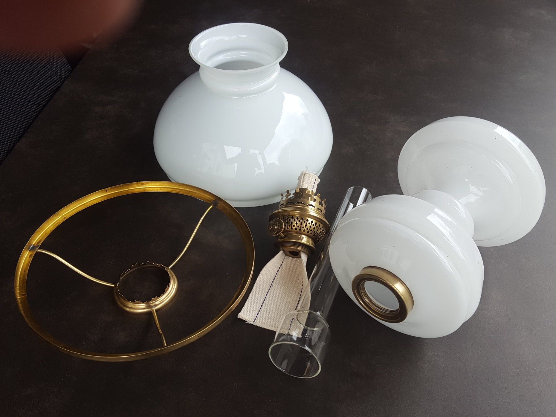 Lampen: Petrollampe, Art déco – Gebraucht aus Altendorf von Storck_1504 5